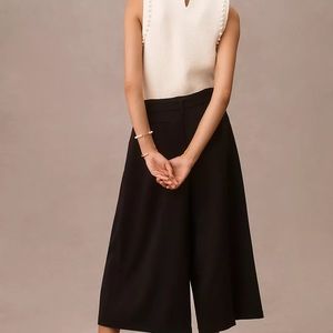 Anthropologie Maeve Tie-Waist Culottes